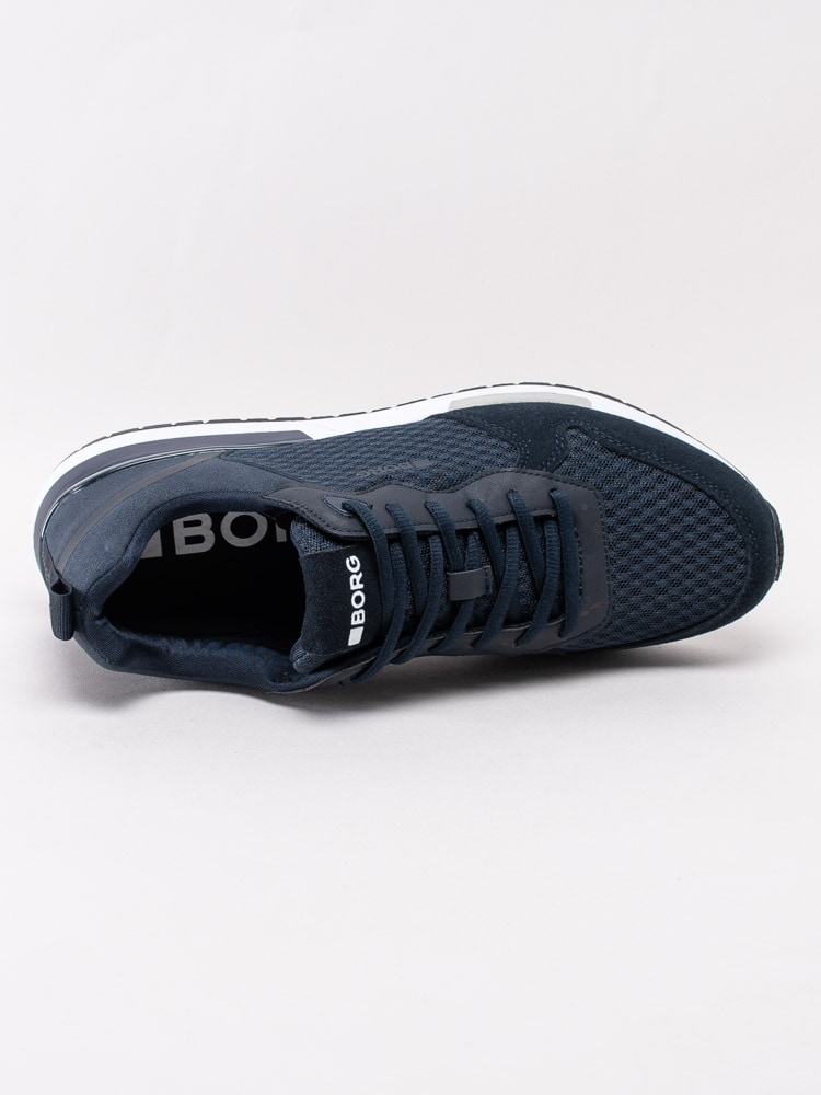 58201048 Björn Borg R910 Bsc Men 2012527501-7300 Mörkblå sportiga sneakers i stickad mesh-4