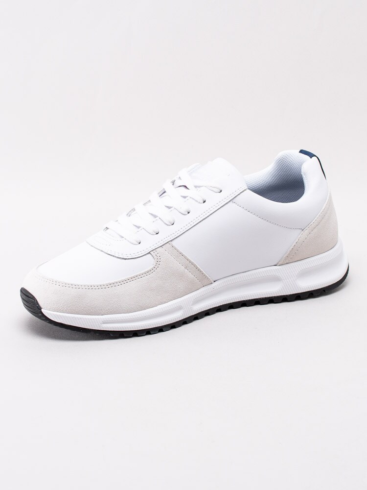 58201068 Tommy Hilfiger Modern Corporate Leather Runner FM02662-YBS Vita sneakers signaturfärger-2