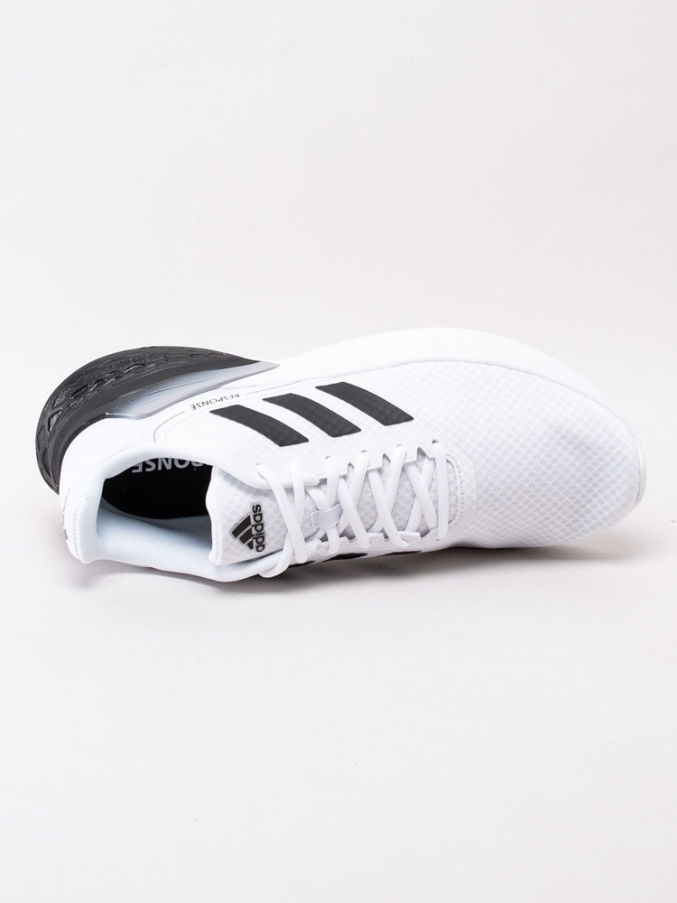 58203001 Adidas Response SR FX3626 Vita sportskor med svarta stripes i textil -4