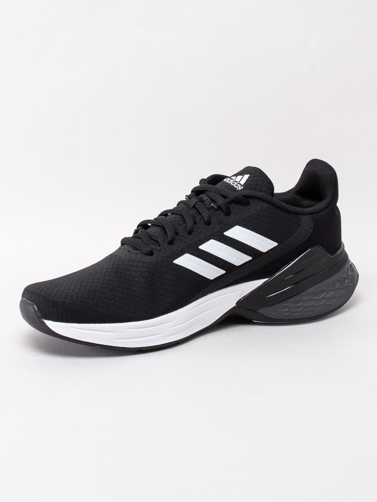 58203016 Adidas Response SR FX3625 Svarta sportskor med vita stripes-2