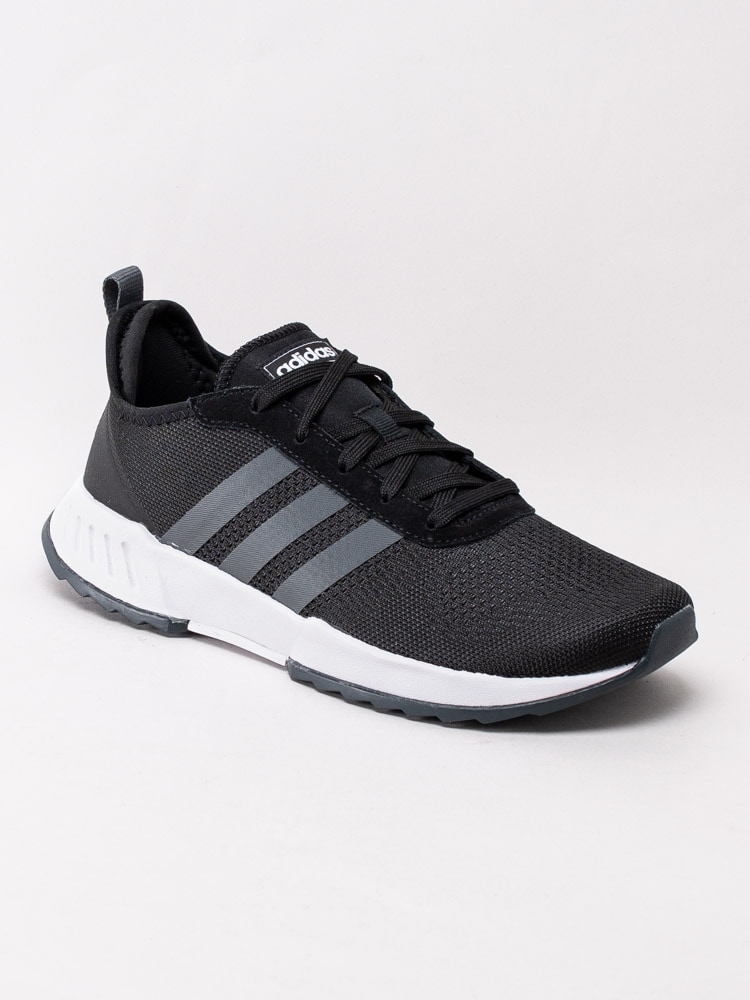 58203017 Adidas Phosphere EG3490 Svarta sportskor med vit sula och gråa detaljer-1