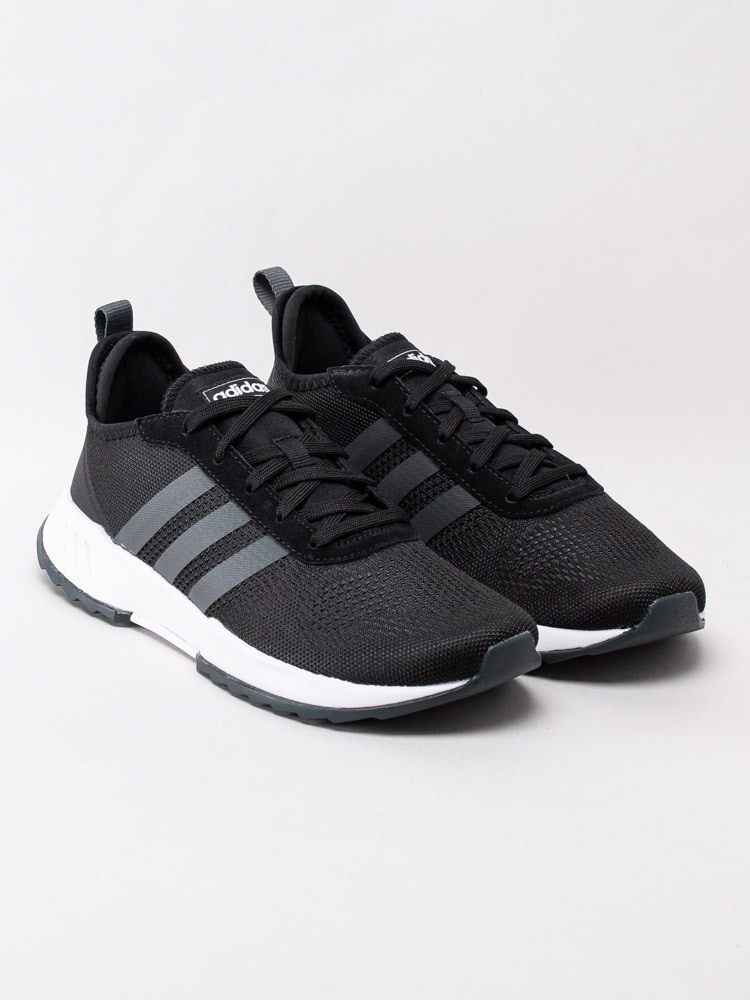 58203017 Adidas Phosphere EG3490 Svarta sportskor med vit sula och gråa detaljer-3
