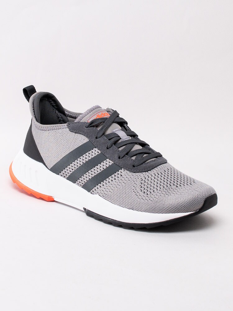 58203019 Adidas Phosphere FW3449 Gråa sportskor med orangea och vita detaljer-1