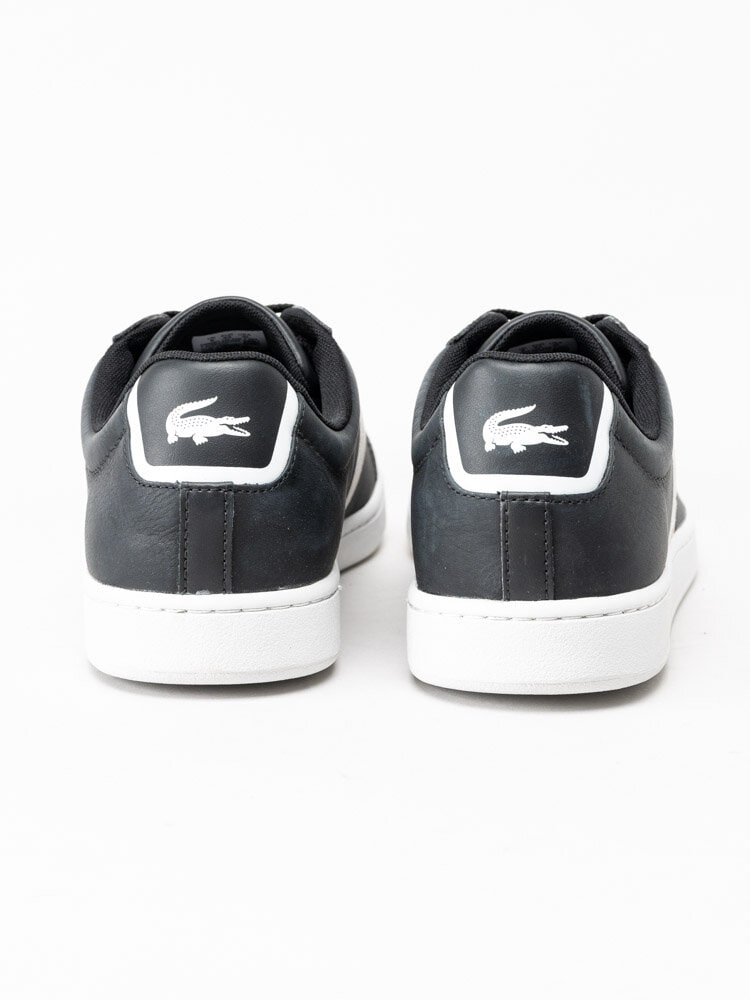 Lacoste - Carnaby EVO 0120 3 - Svarta sneakers i skinn med vita detaljer