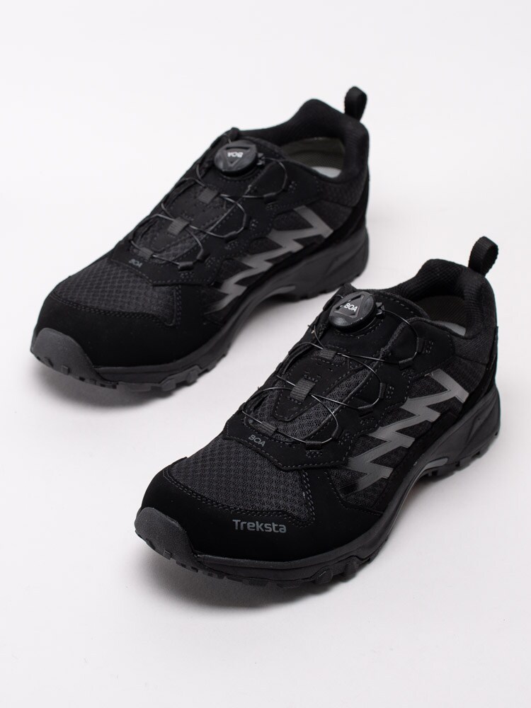 58203033 Treksta Bolt Boa GTX 19101932-09 Svarta Gore-Tex promenadskor med greppvänlig sula-6