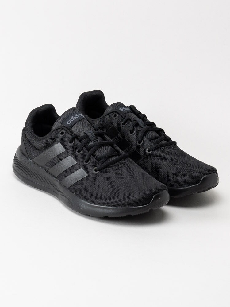 Adidas - Lite Racer CLN 2.0 - Svarta sneakers i textil med svarta ränder