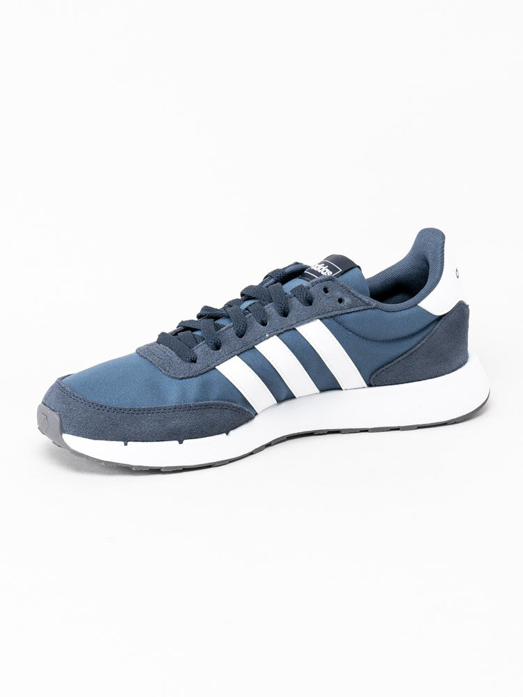 Adidas - Run 60s 2.0 - Blå sportskor med vita stripes