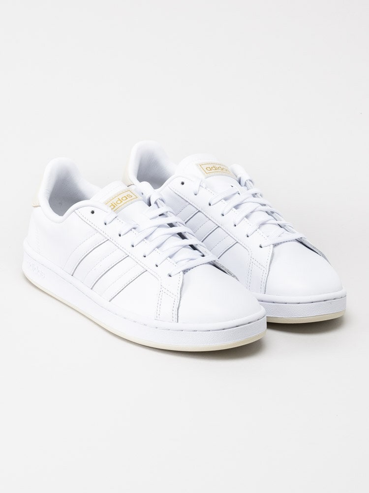 Adidas - Grand Court - Vita sneakers i skinn