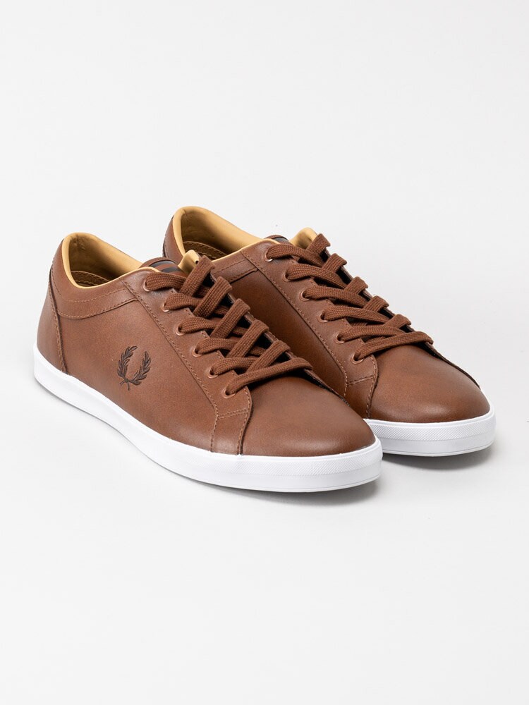 Fred Perry - Baseline leather - Bruna sneakers i skinn