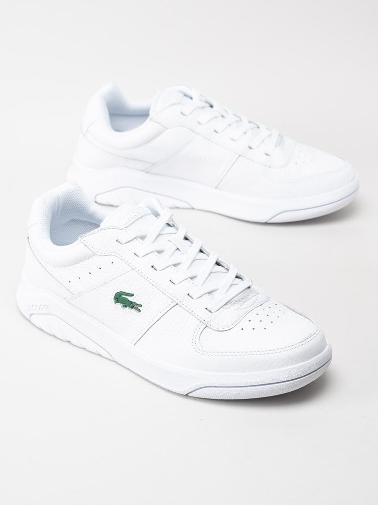 Lacoste - Game Advance 0721 4 SMA - Vita sneakers i skinn