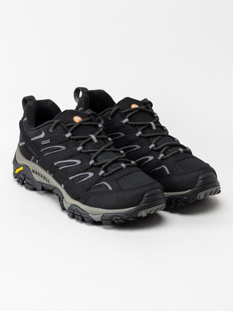 Merrell - Moab 2 GTX - Svarta promenadskor med gore-tex