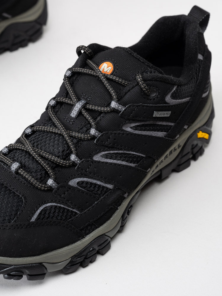 Merrell - Moab 2 GTX - Svarta promenadskor med gore-tex