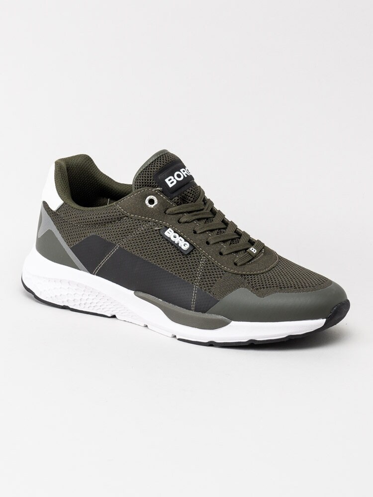 Björn Borg - R1200 LMN M - Olivgröna sneakers i textil