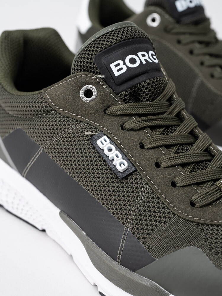 Björn Borg - R1200 LMN M - Olivgröna sneakers i textil