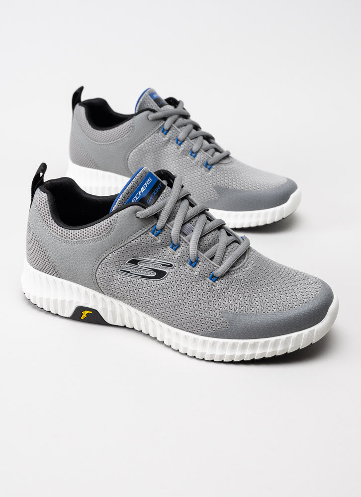 Skechers - Elite Flex Prime - Ljusgrå sportskor i textil