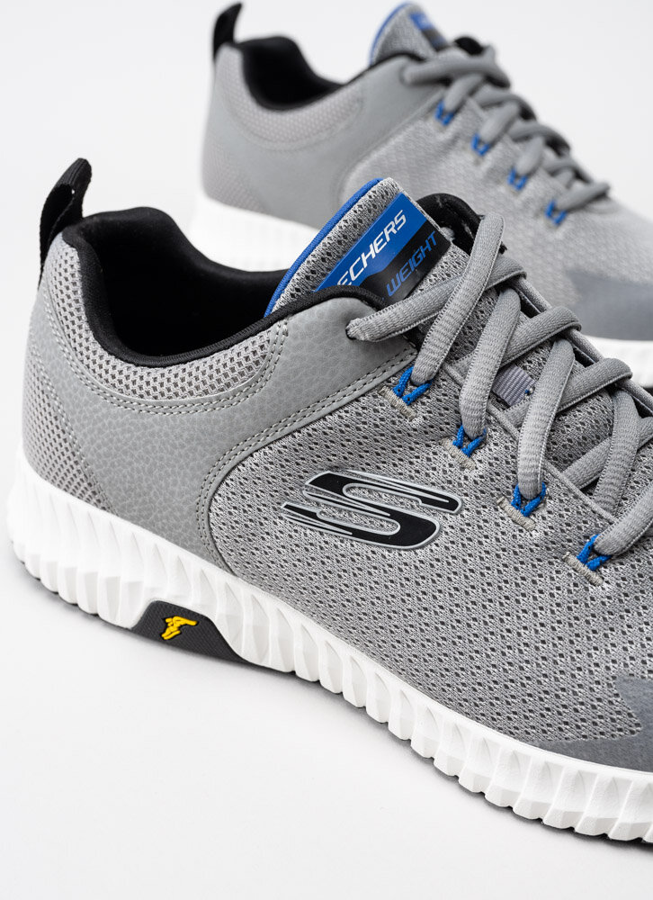Skechers - Elite Flex Prime - Ljusgrå sportskor i textil