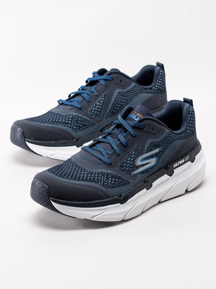 Skechers - Mens Max Cushioning Premier - Mörkblå sköna sportskor med ULTRA GO