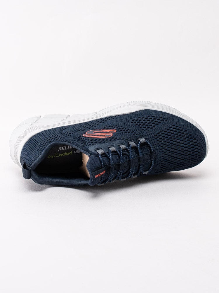 Skechers - Mens Relaxed Fit Equalizer 4.0 - Mörkblå slip on sportskor med Memory Foam sula