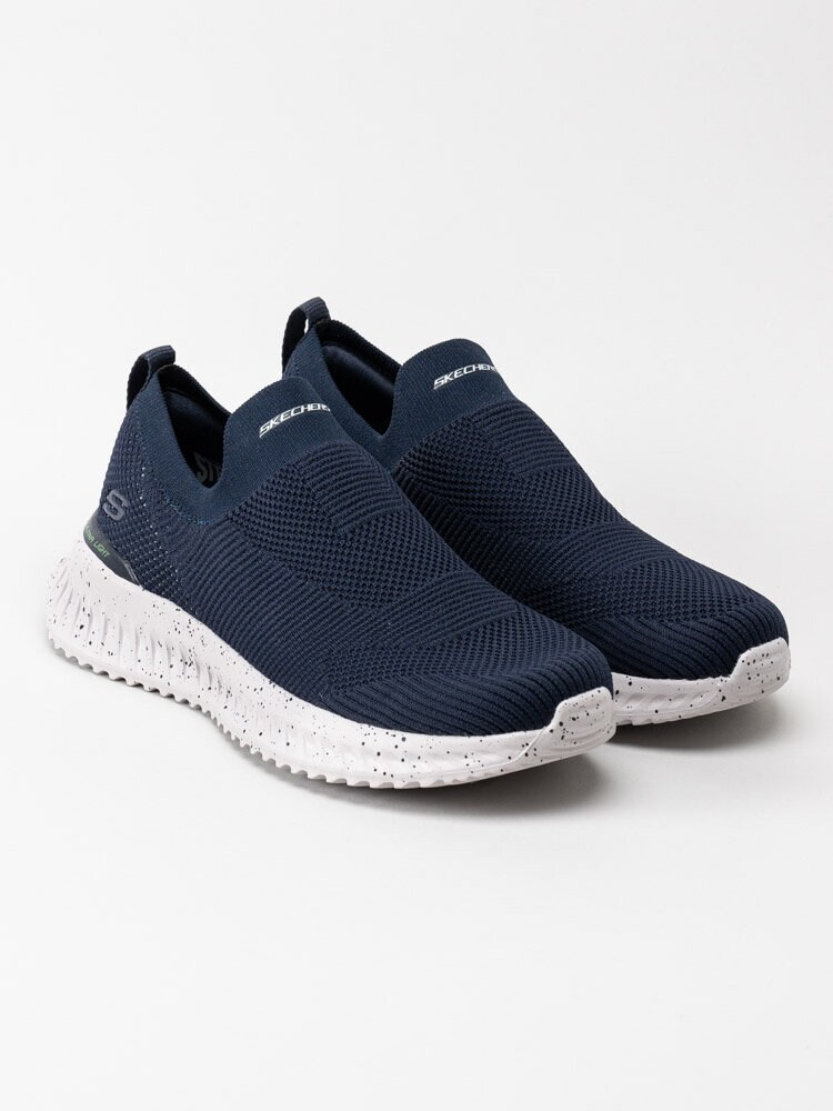 Skechers - Mens Matera 2.0 - Blå slip on sportskor i textil