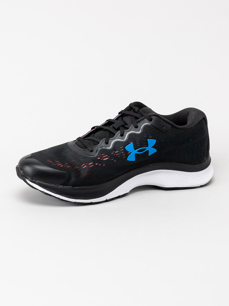 Under Armour - Charged Bandit 6 - Svarta sportskor med blå detaljer