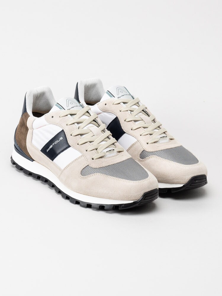 Ken - Beige sportskor i mocka