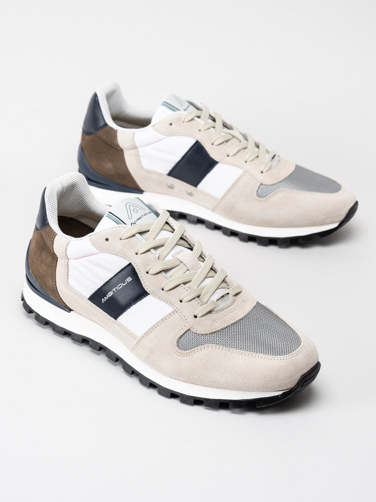 Ken - Beige sportskor i mocka