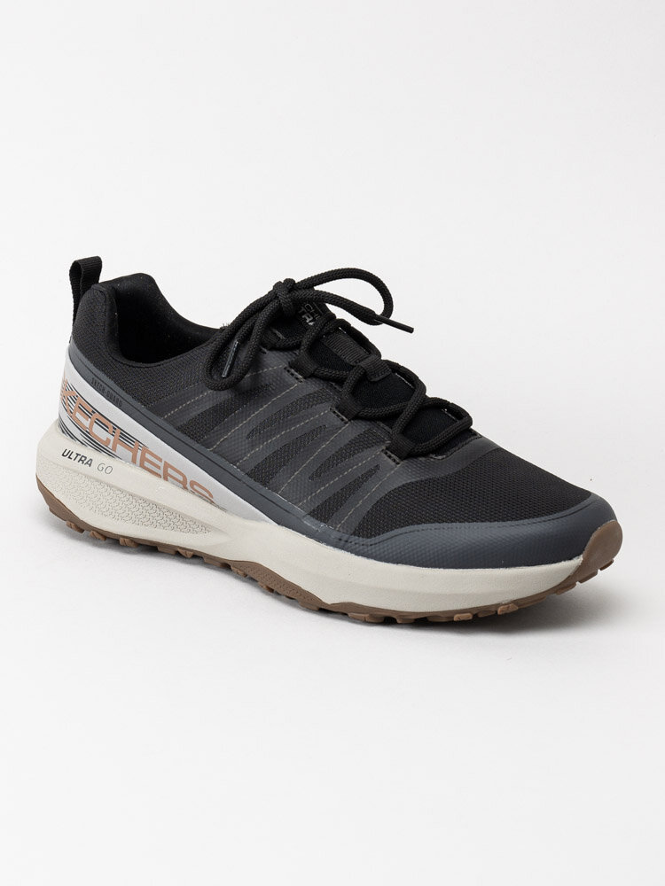 Skechers - Gotrail - Grå sportskor med svarta detaljer