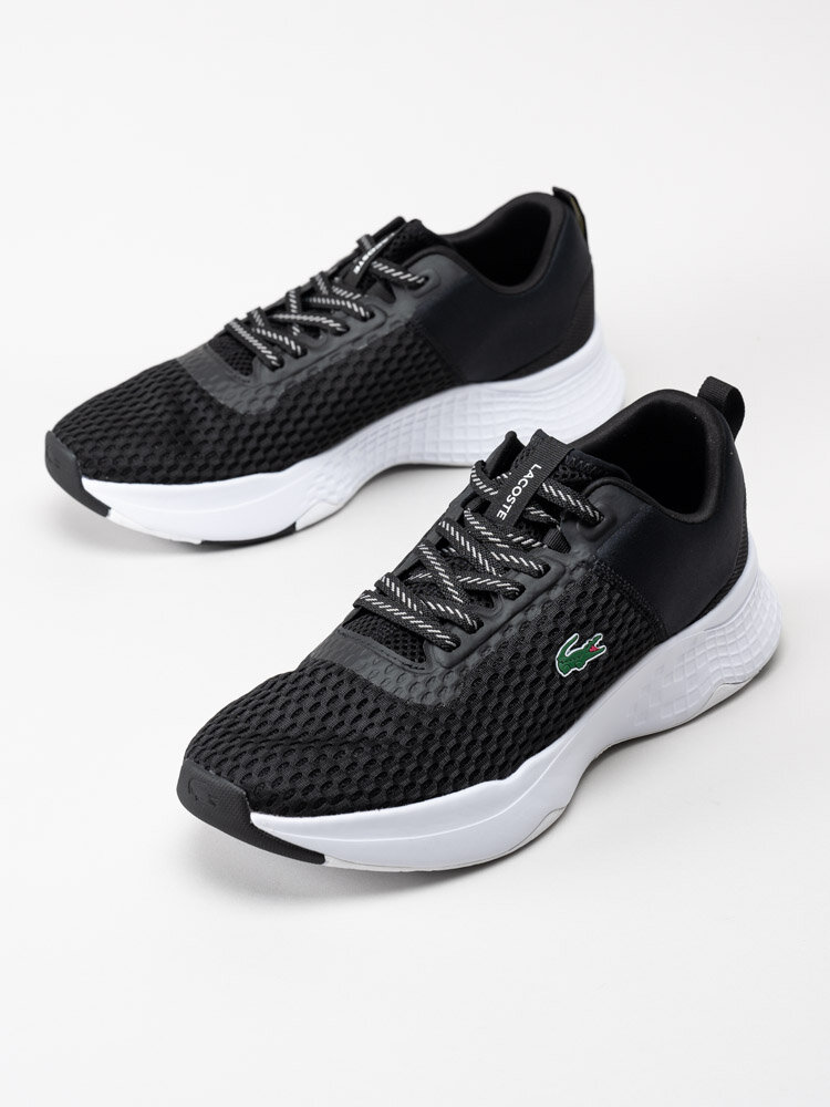 Lacoste - Court Drive 0120 1 - Svarta sportskor i textil