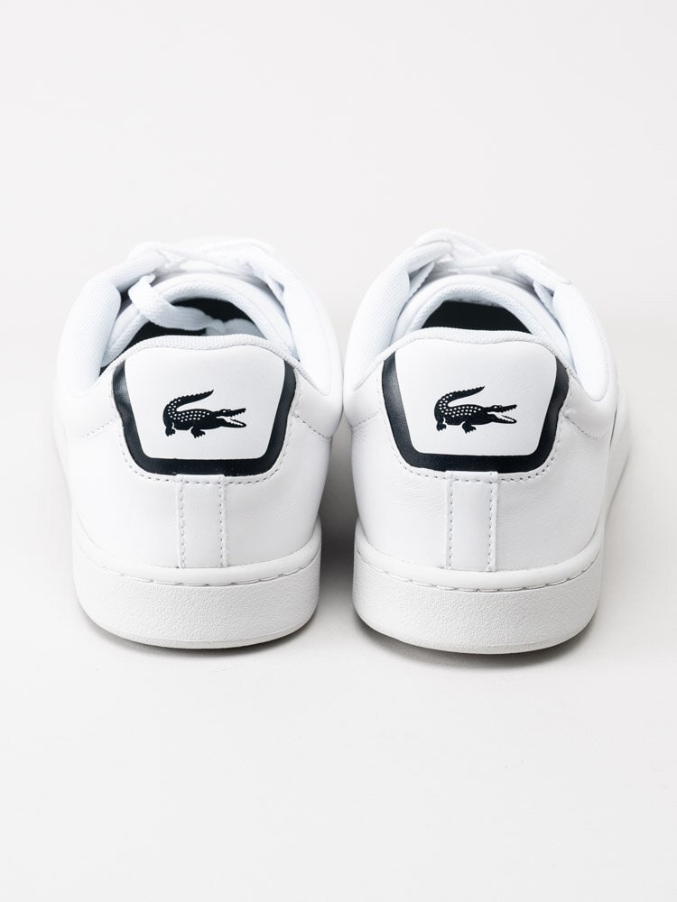 Lacoste - Carnaby EVO 0120 3 - Vita sneakers med blå detaljer