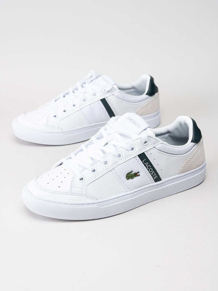 Lacoste - Courtline 07211 CMA - Vita sneakers i skinn