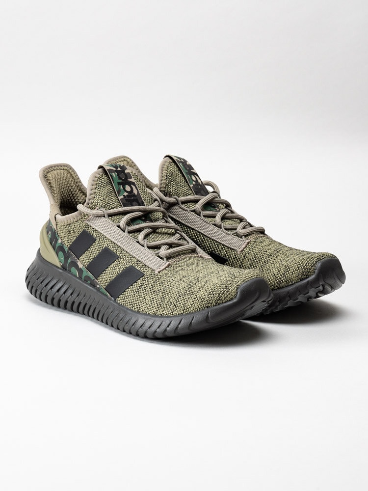 Adidas - Kaptir 2.0 - Gröna slip on sportskor i textil