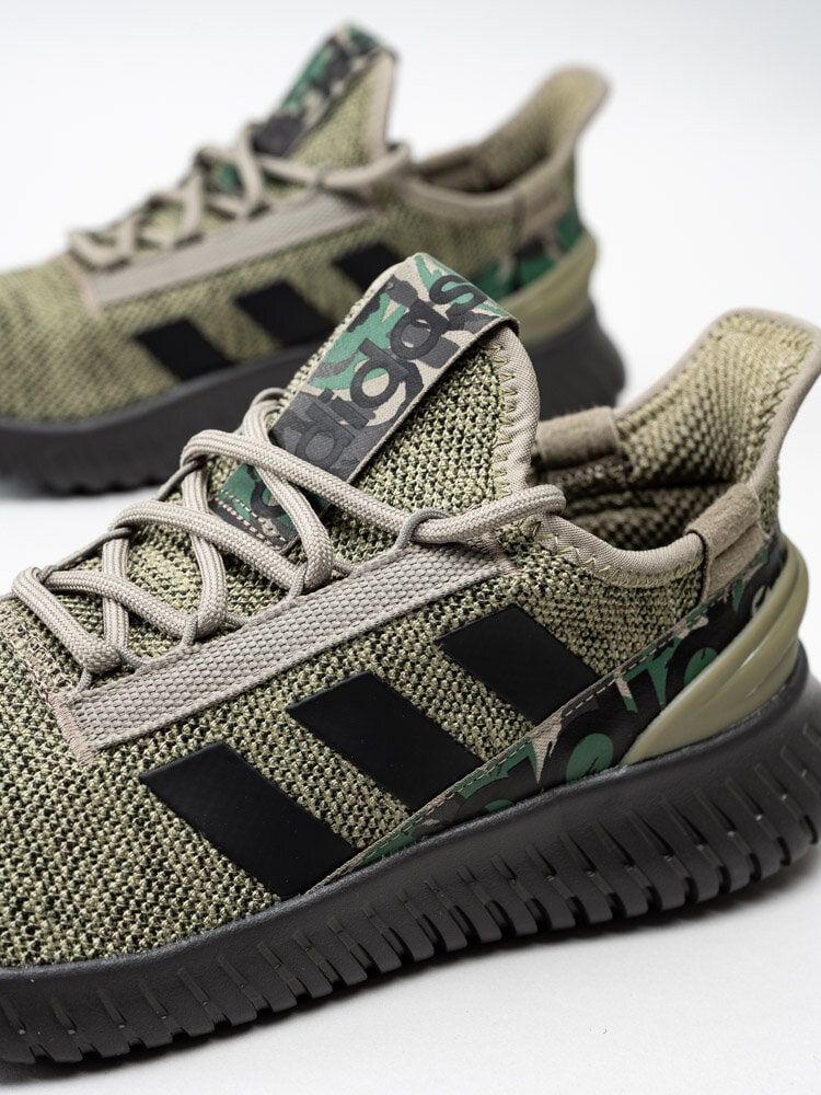 Adidas - Kaptir 2.0 - Gröna slip on sportskor i textil
