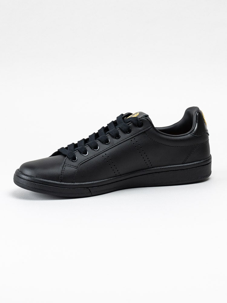 Fred Perry - Svarta sneakers i skinn