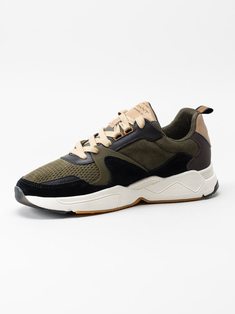 Gant Footwear - Nicewill Running Low - Gröna sportiga sneakers i mocka