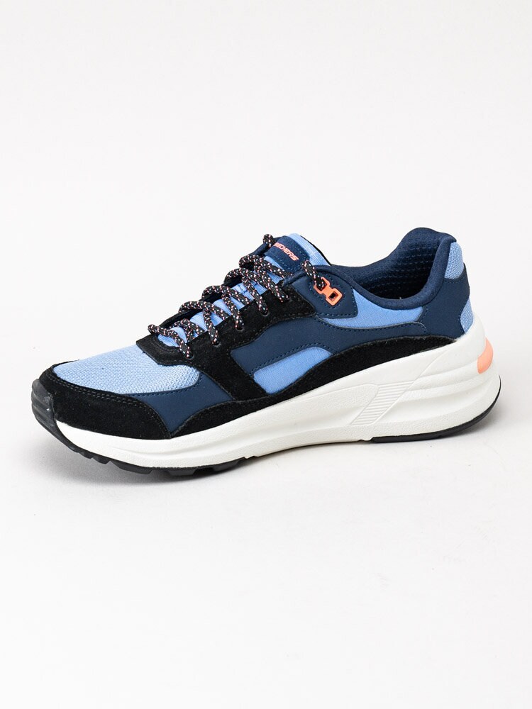 Skechers - Global Jogger - Blå flerfärgade sportskor med memory foam