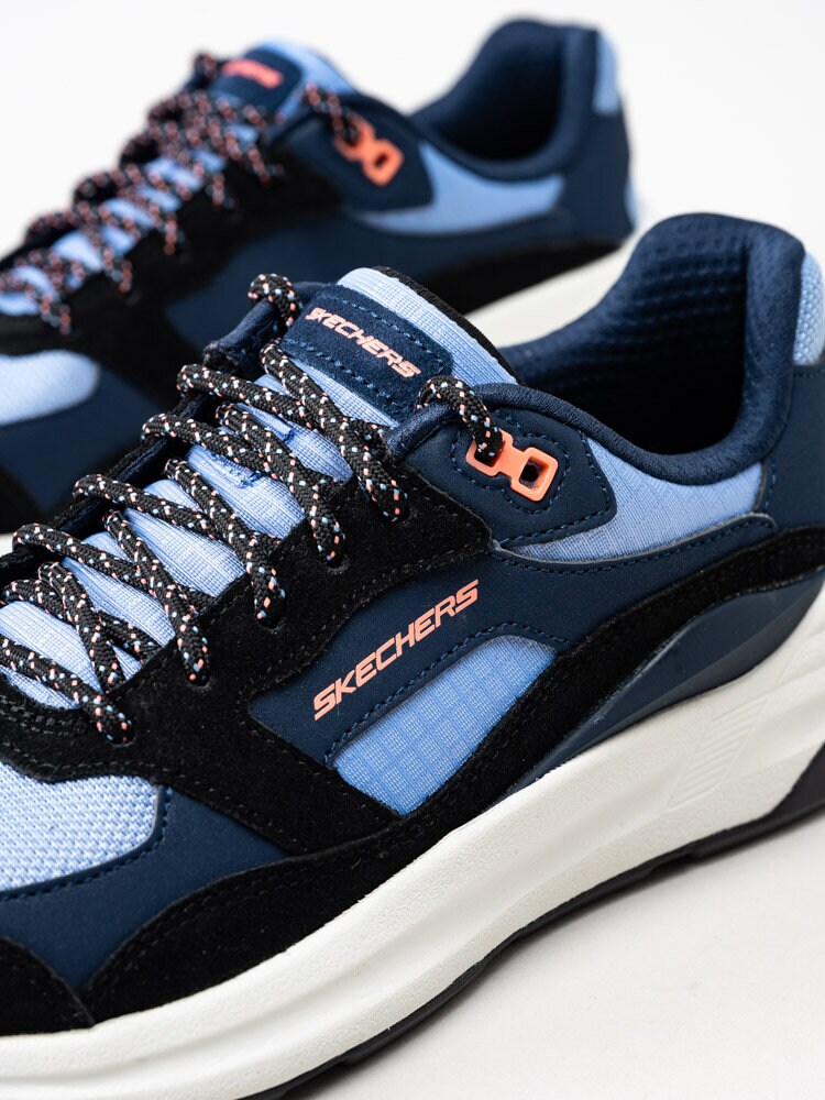 Skechers - Global Jogger - Blå flerfärgade sportskor med memory foam