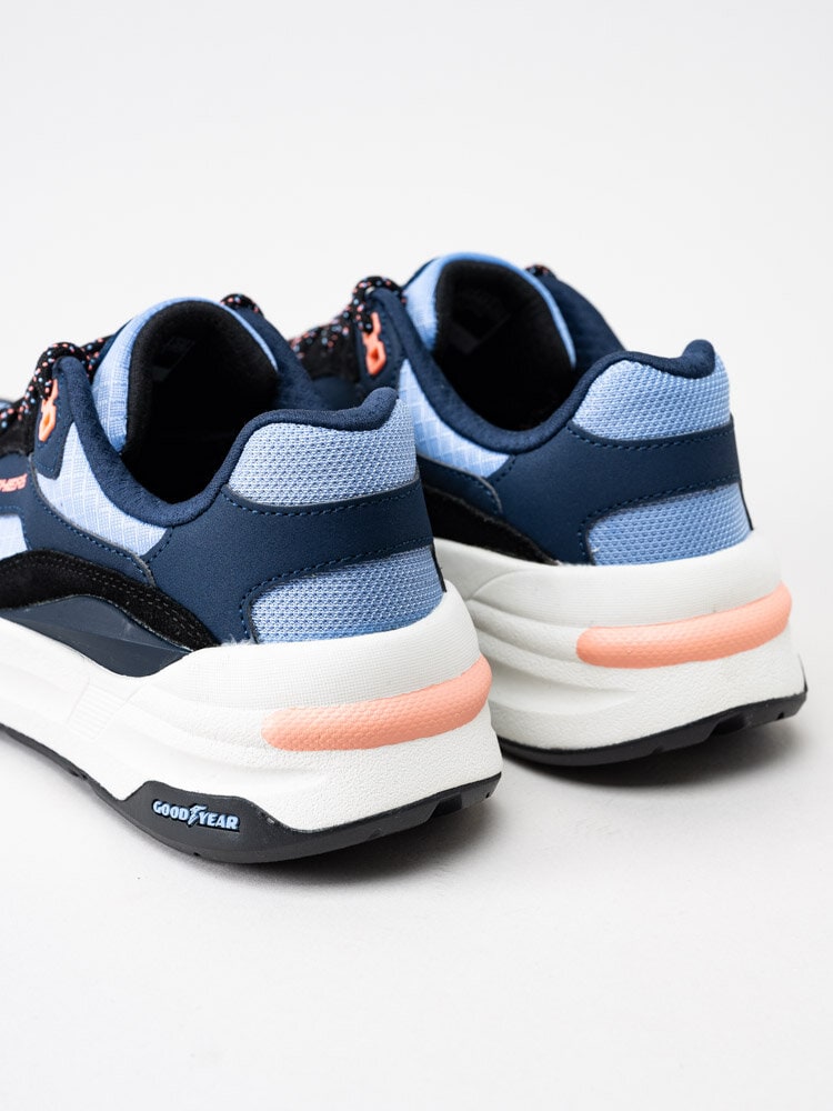 Skechers - Global Jogger - Blå flerfärgade sportskor med memory foam