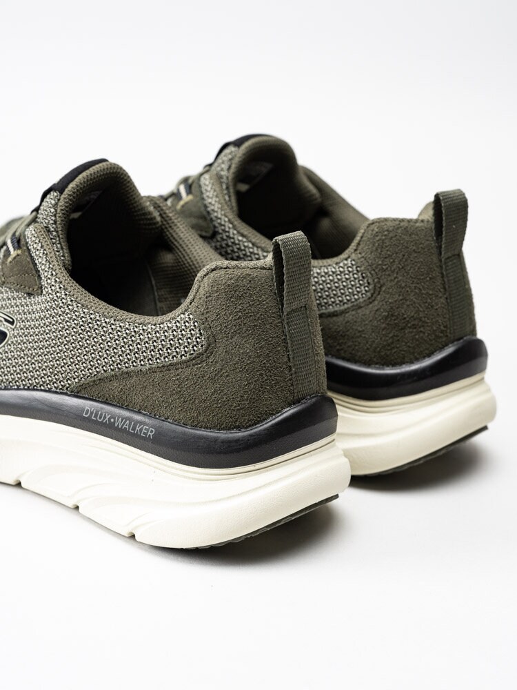 Skechers - DLux Walker Bersaga - Olivgröna sneakers med memory foam