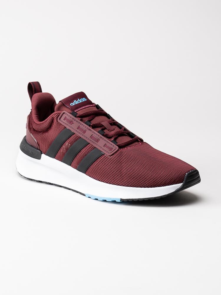 Adidas - Racer TR21 - Vinröda sneakers i textil med stripes