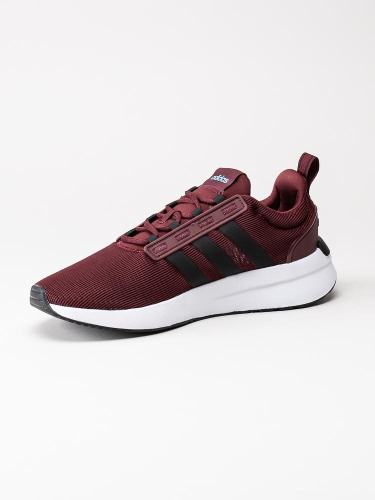 Adidas - Racer TR21 - Vinröda sneakers i textil med stripes