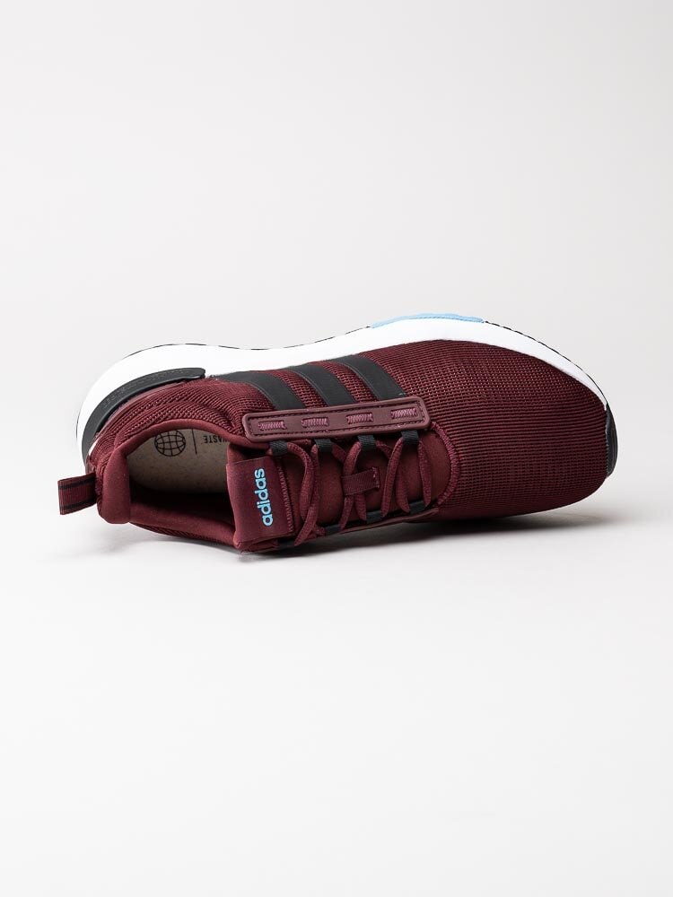 Adidas - Racer TR21 - Vinröda sneakers i textil med stripes