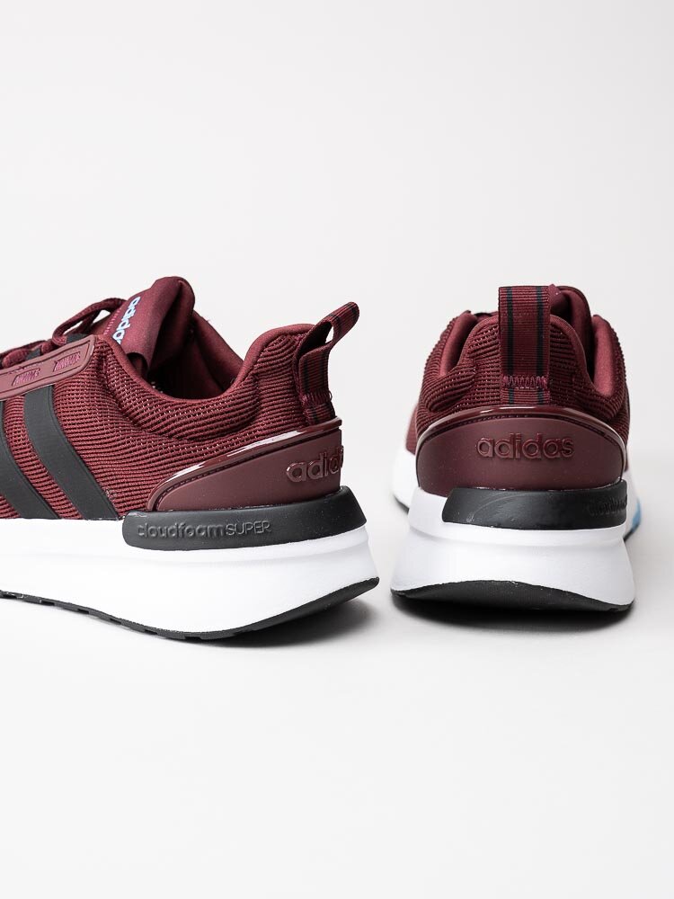 Adidas - Racer TR21 - Vinröda sneakers i textil med stripes