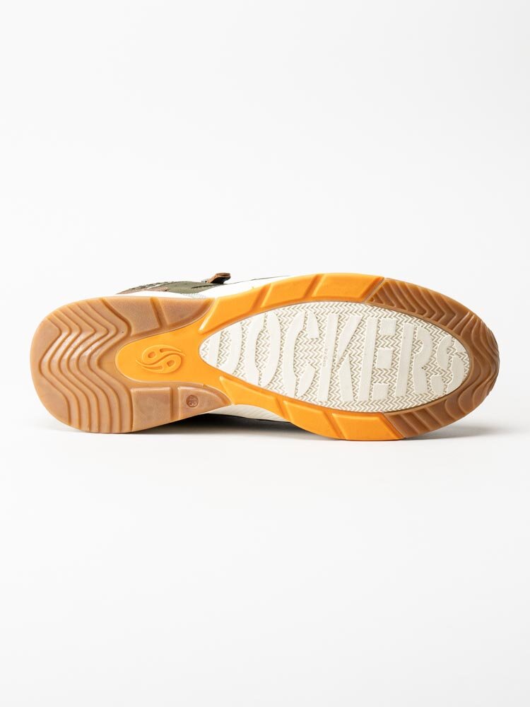 Dockers - Gröna sportiga sneakers i textil
