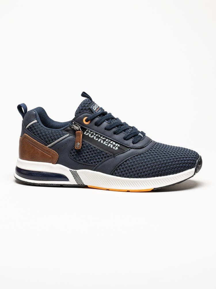 Dockers - Blå sportiga sneakers i textil
