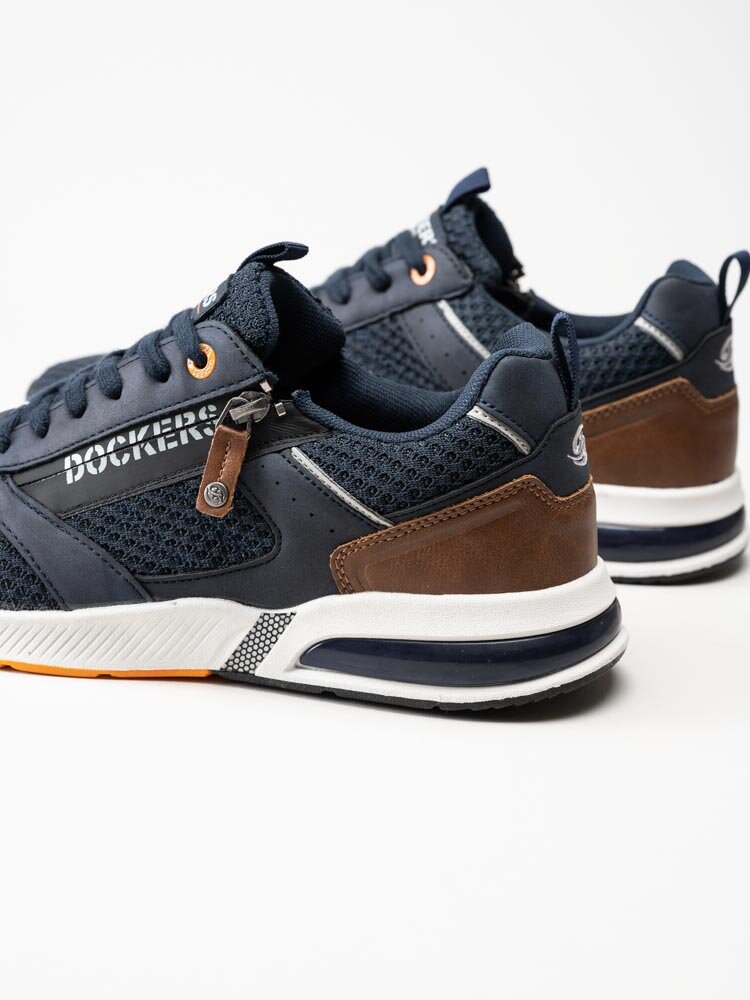 Dockers - Blå sportiga sneakers i textil