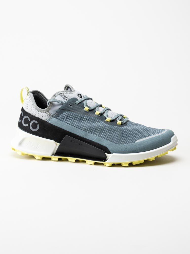 Ecco - Biom 2.1 X Country M low - Blå grå sportiga sneakers i textil