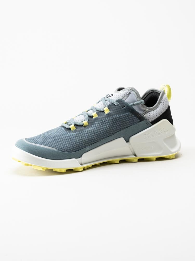 Ecco - Biom 2.1 X Country M low - Blå grå sportiga sneakers i textil