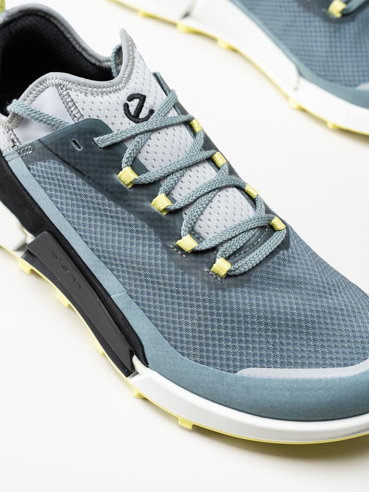 Ecco - Biom 2.1 X Country M low - Blå grå sportiga sneakers i textil