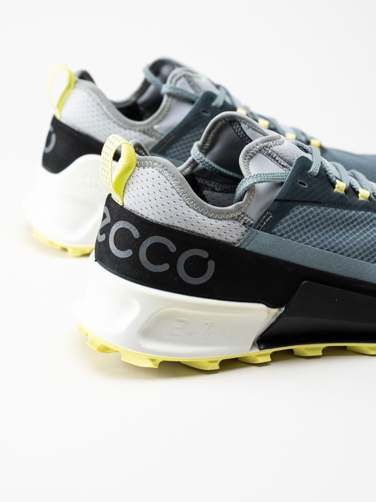 Ecco - Biom 2.1 X Country M low - Blå grå sportiga sneakers i textil