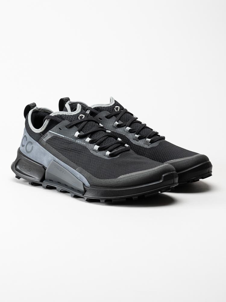 Ecco - Biom 2.1 X Country M low - Svarta sportiga sneakers i textil